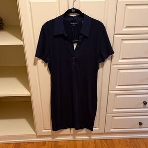 Veronica Beard Navy Polo Dress
